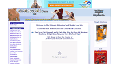 Desktop Screenshot of ab-core-and-stomach-exercises.com